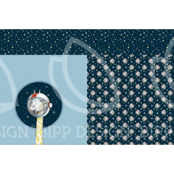 Jersey - Giraffe im All blau